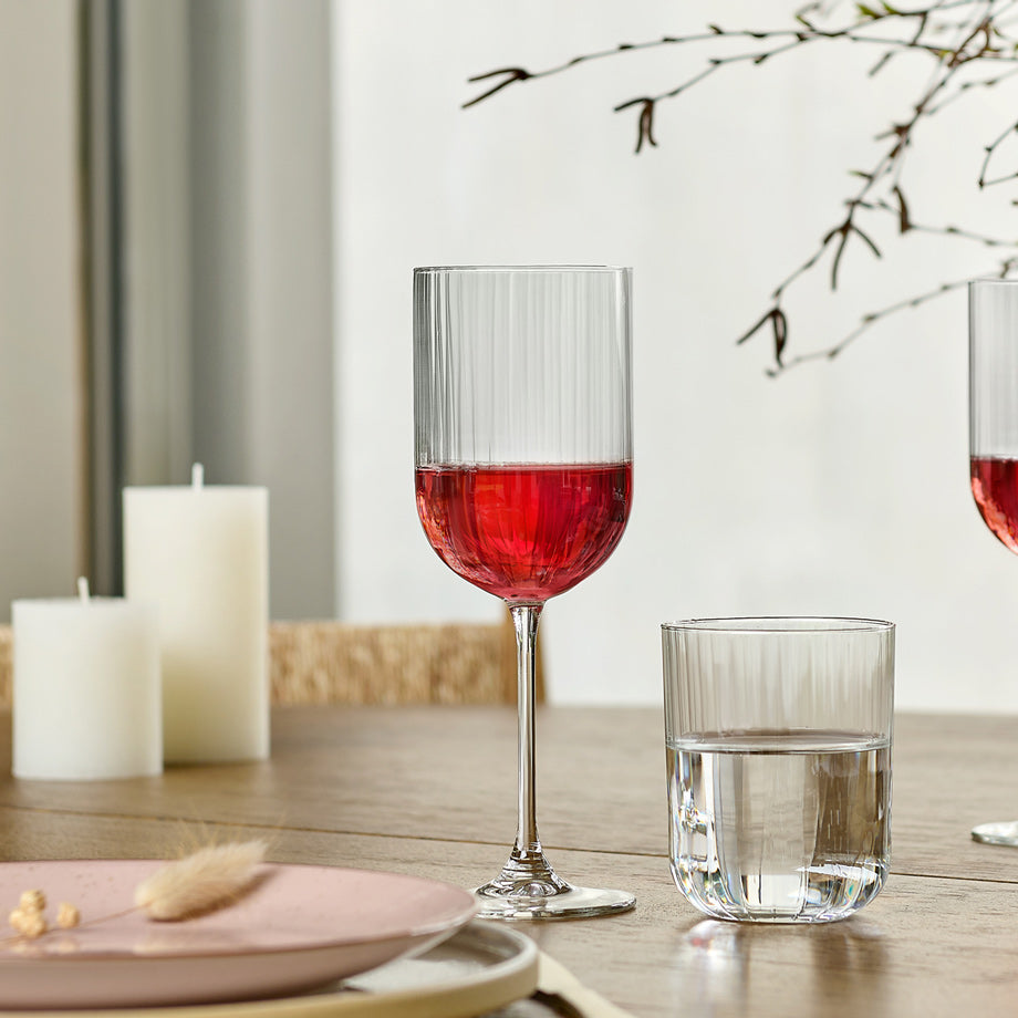 Lynae Red Wine Glasses 405ml, Set of 4