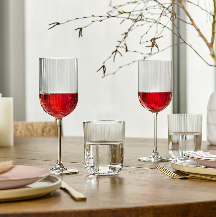 Lynae Red Wine Glasses 405ml, Set of 4