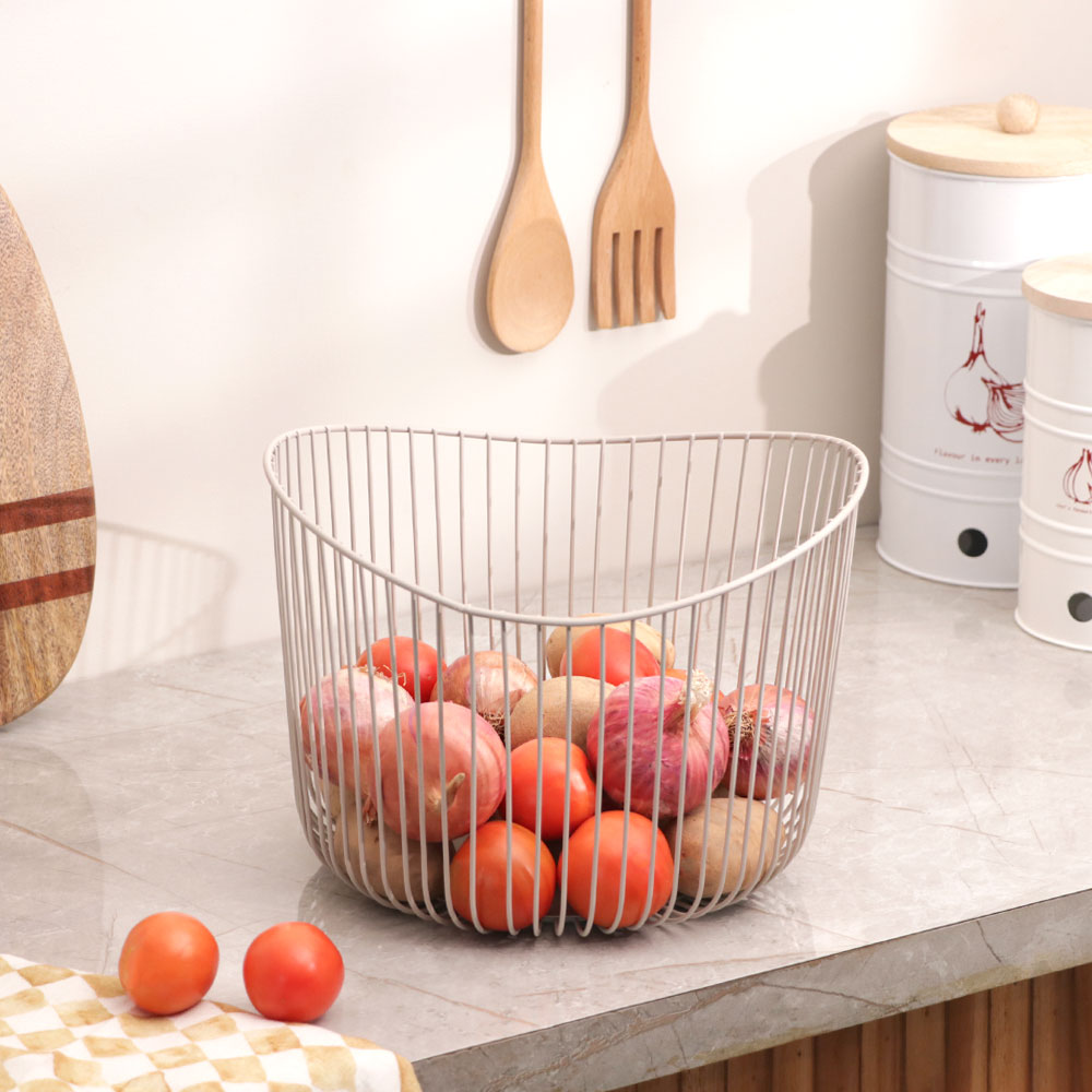 Lyne Storage Basket Medium - Taupe