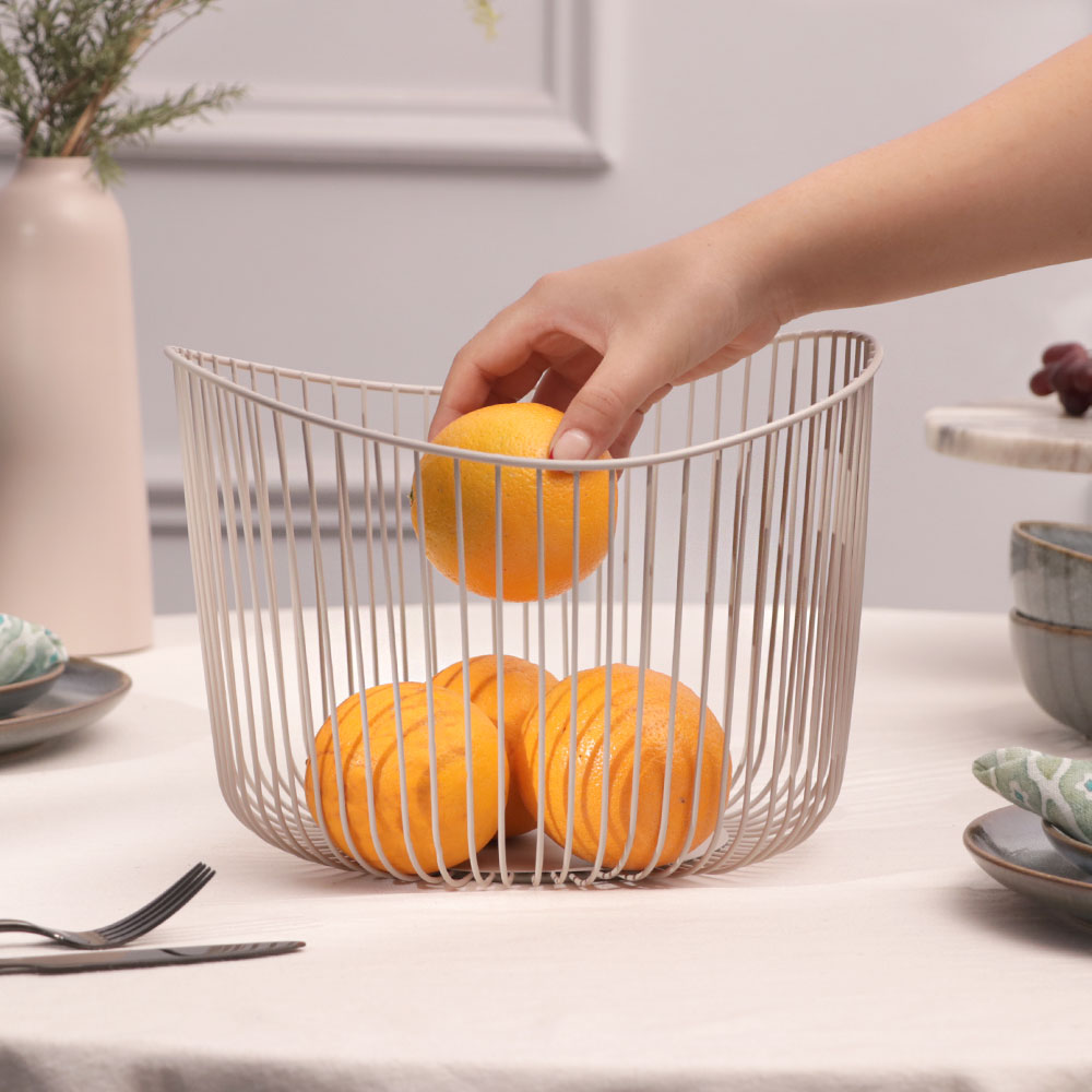 Lyne Storage Basket Medium - Taupe