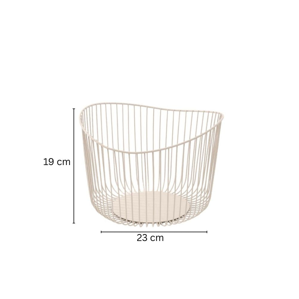 Lyne Storage Basket Medium - Taupe