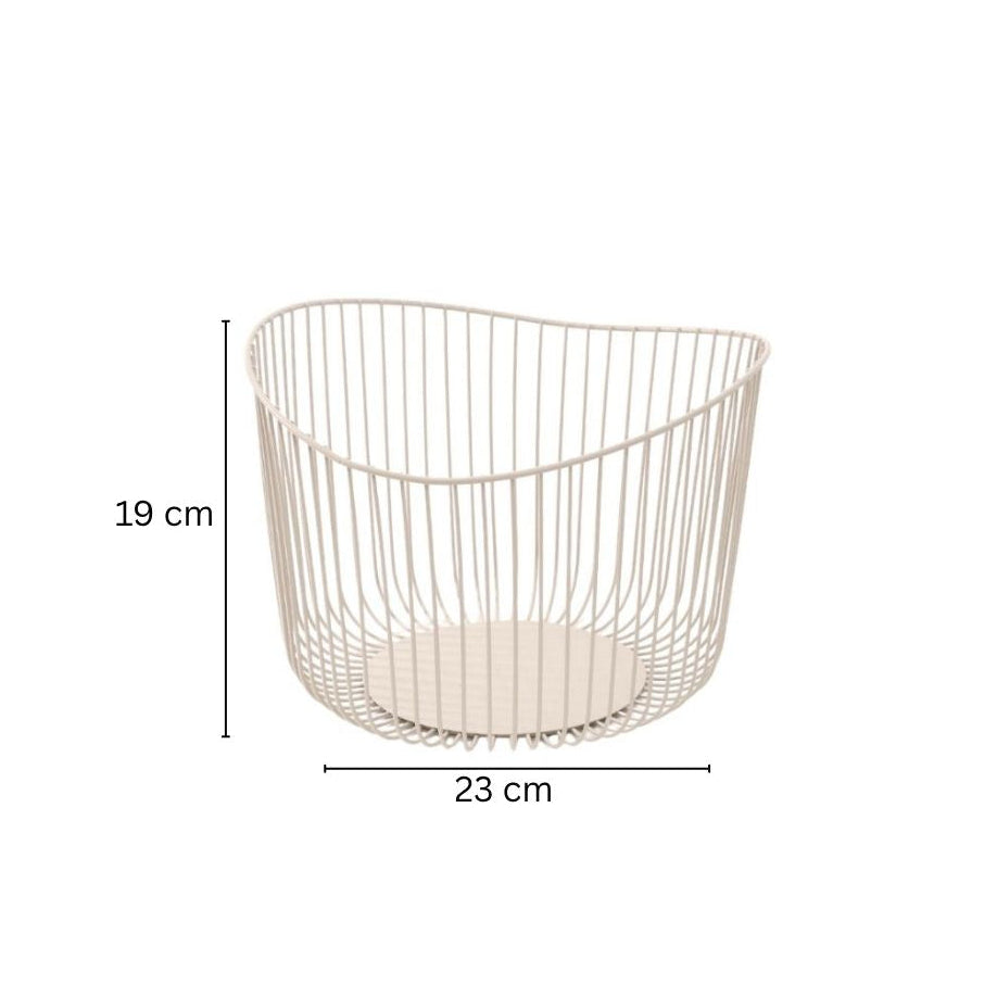 Lyne Storage Basket Medium - Taupe