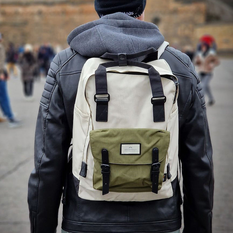 Macaroon Jumanji Series Backpack 20L - Sand & Black