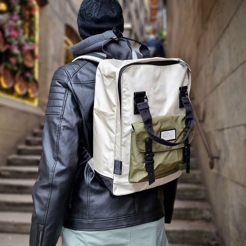 Macaroon Jumanji Series Backpack 20L - Sand & Black