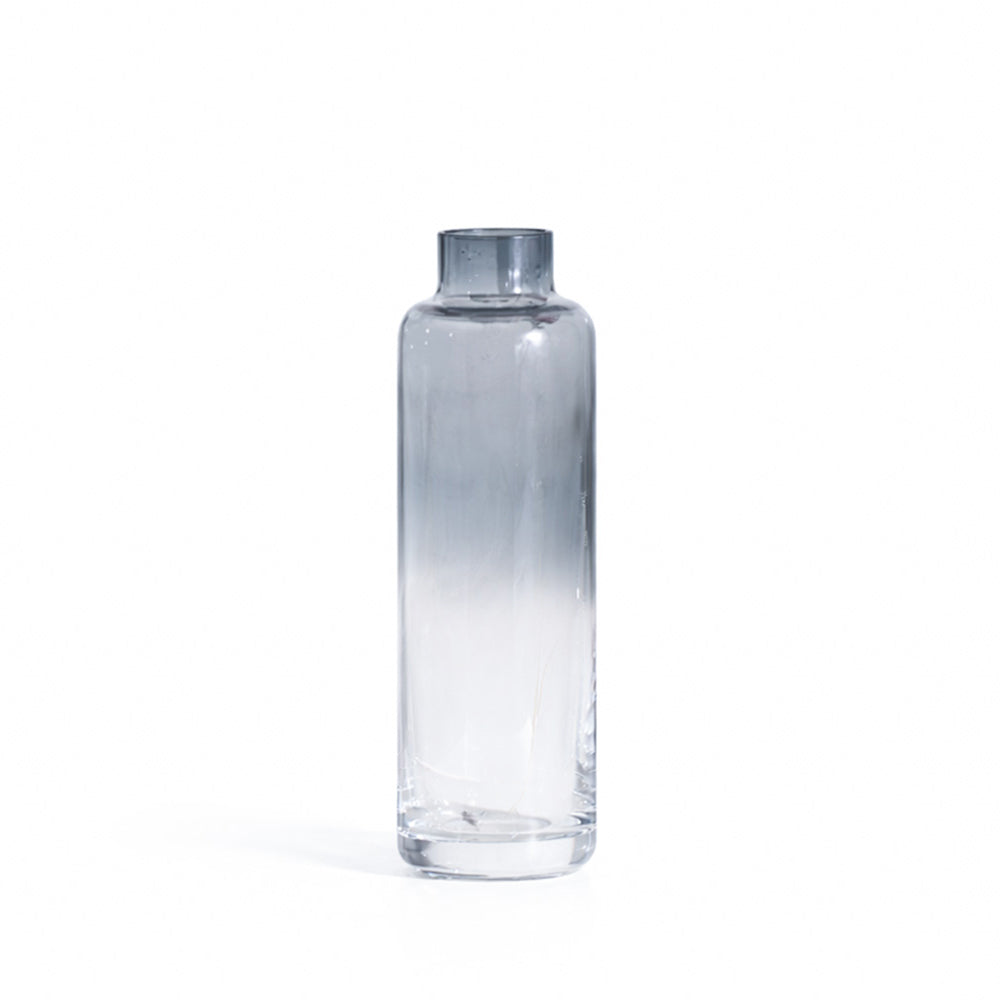 Magnolia Slim Glass Vase - Steel Blue