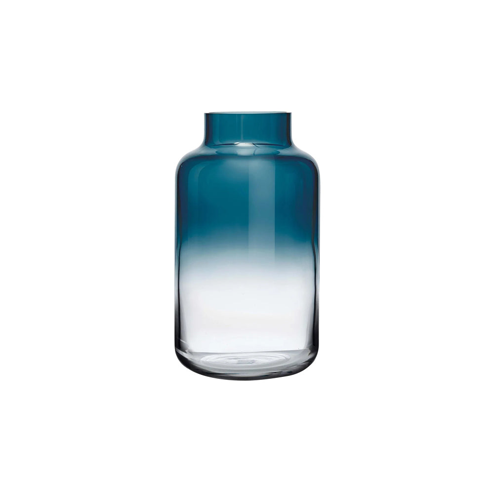 Magnolia Tall Glass Vase - Steel Blue