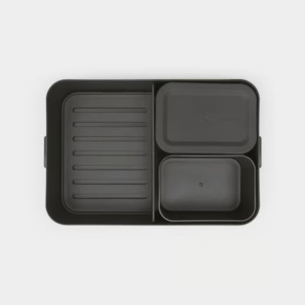 Make & Take Bento Lunchbox - Dark Grey