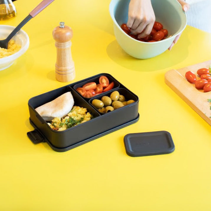 Make & Take Bento Lunchbox - Dark Grey