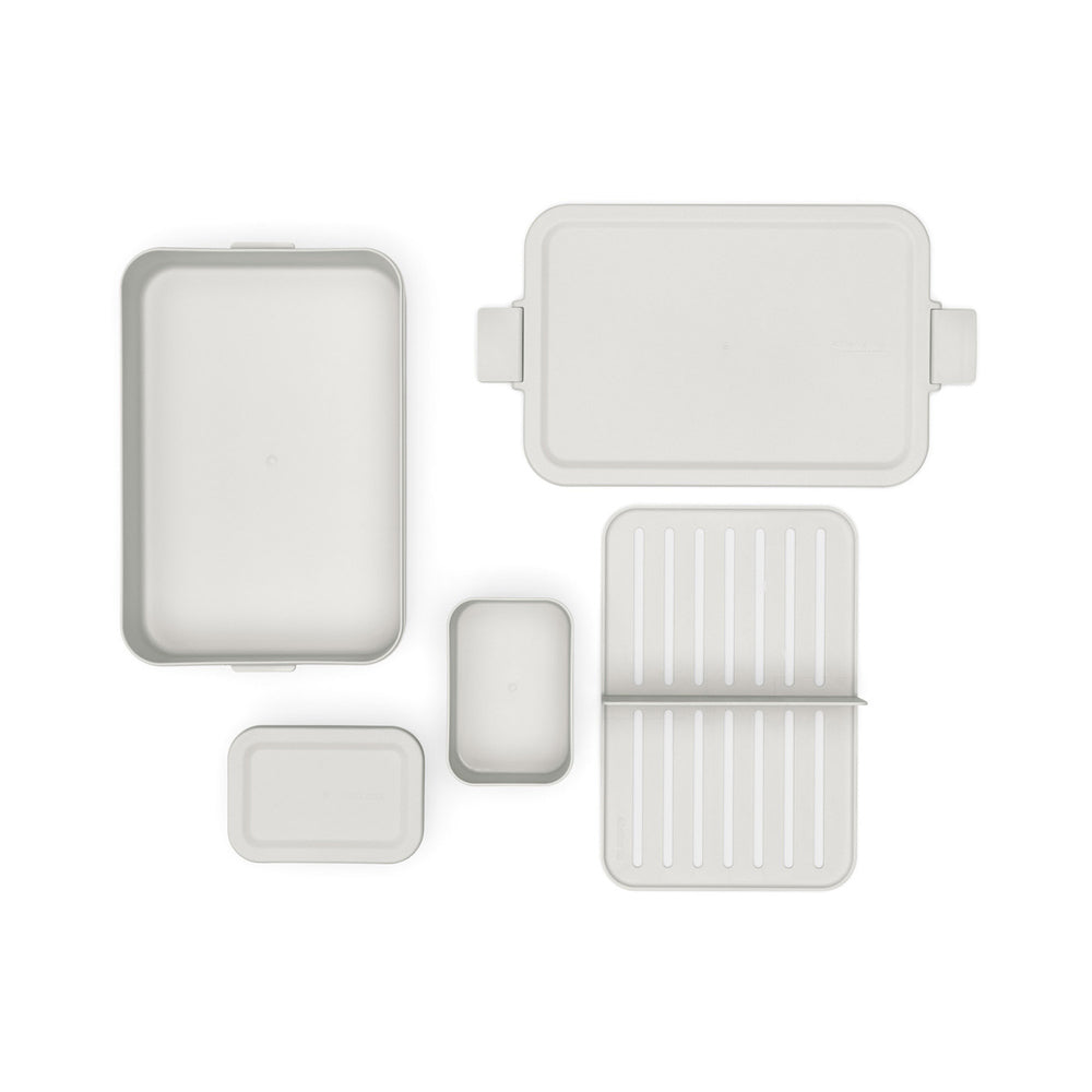 Make & Take Bento Lunchbox - Light Grey