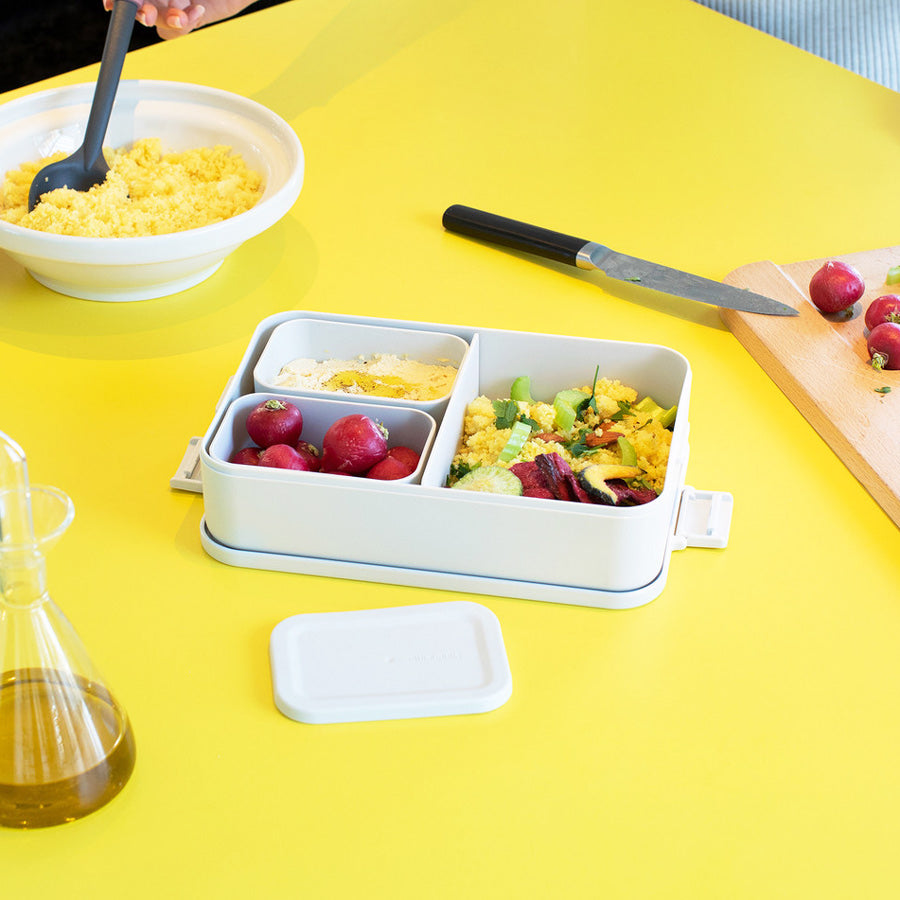 Make & Take Bento Lunchbox - Light Grey