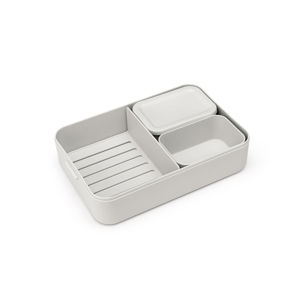 Make & Take Bento Lunchbox - Light Grey