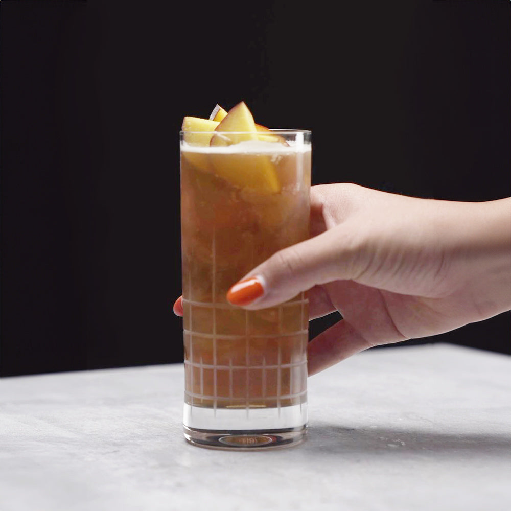 Manhattan Long Drink Glasses 380ml, Set of 6