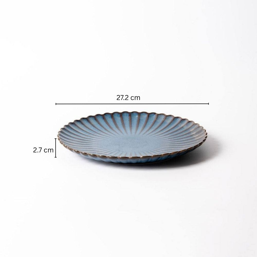 Mara Dinner Plate - Deep Blue