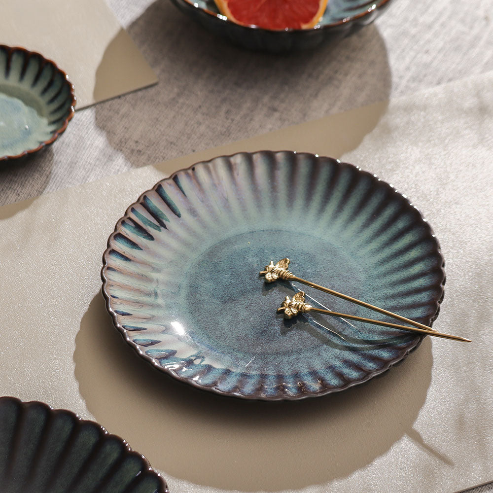 Mara Dinner Plate - Sea Green