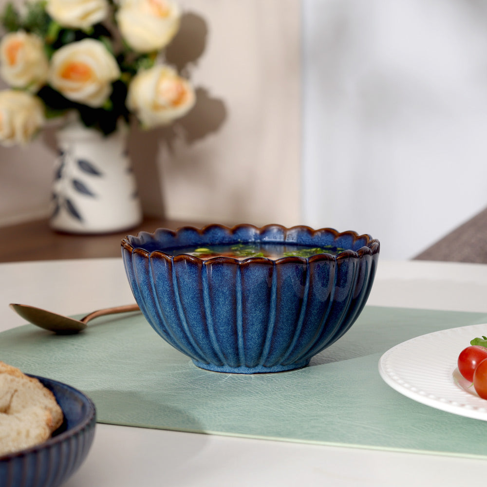 Mara Medium Bowl - Deep Blue