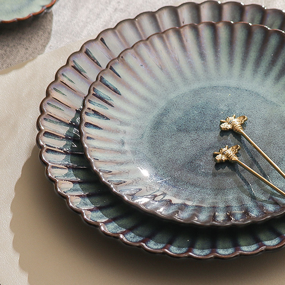 Mara Quarter Plate - Sea Green
