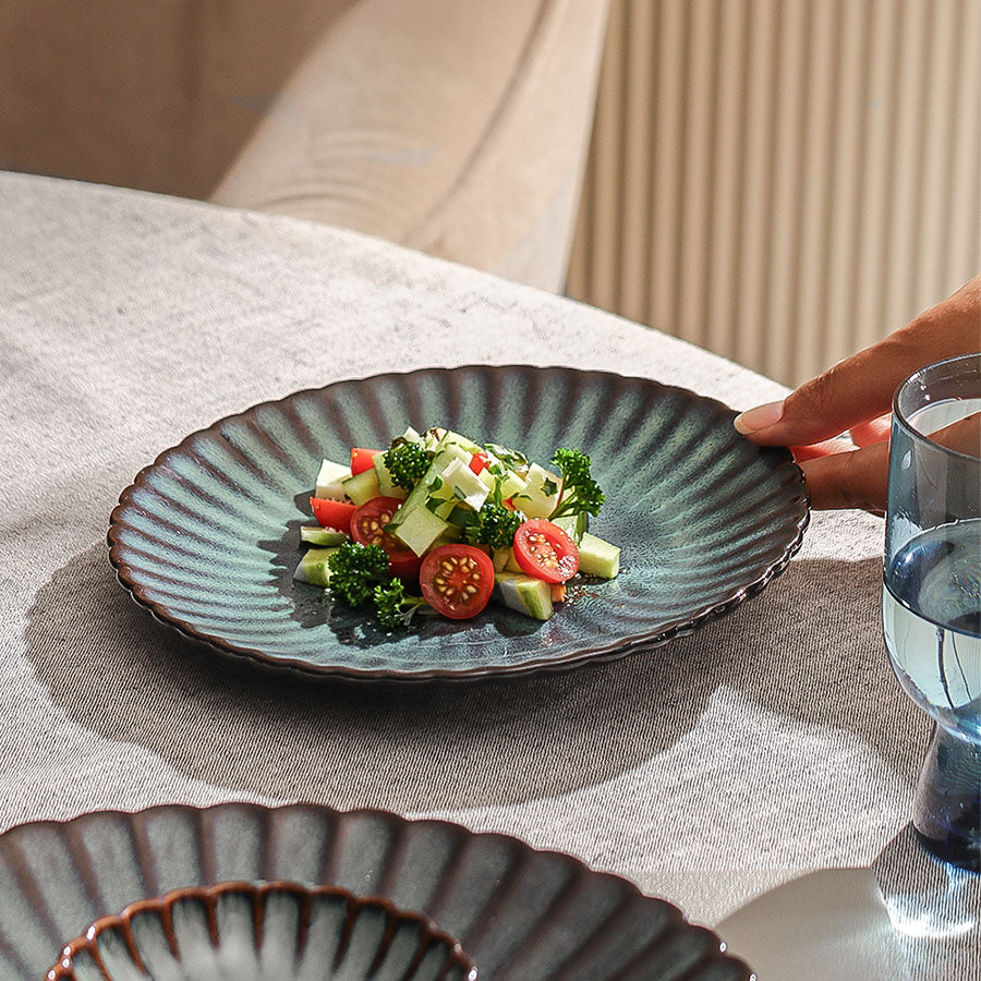 Mara Quarter Plate - Sea Green