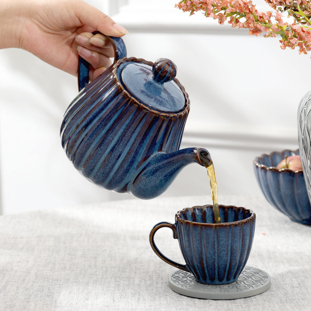 Mara Tea Cup Small - Deep Blue