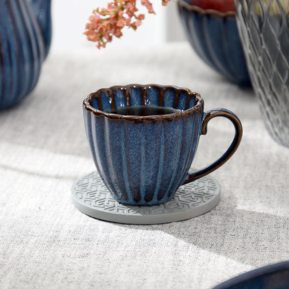 Mara Tea Cup Small - Deep Blue