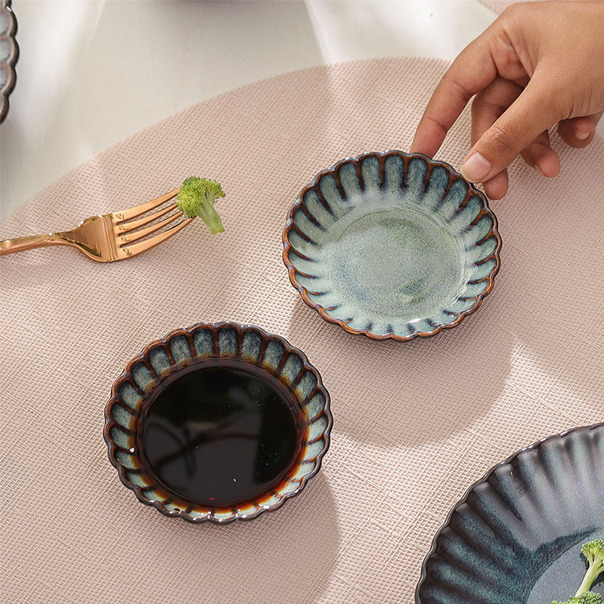 Mara Dip Bowls, Set of 2 - Sea Green