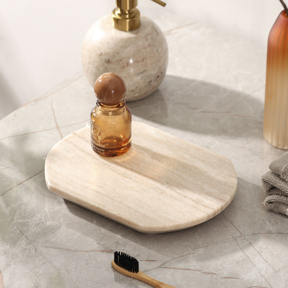 Lavo Marble Valet Tray - Desert