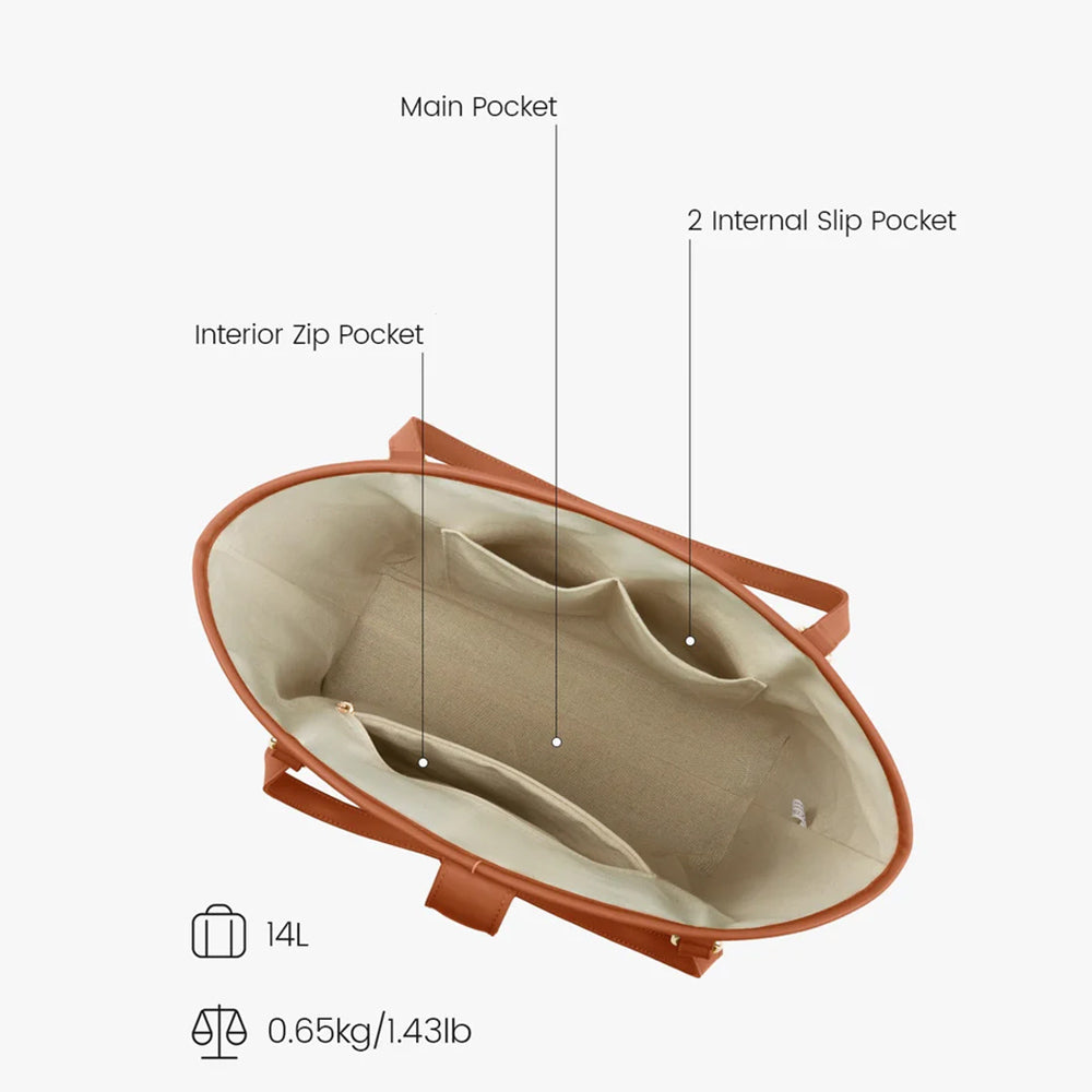 Marina Raffia Tote Bag - Tan