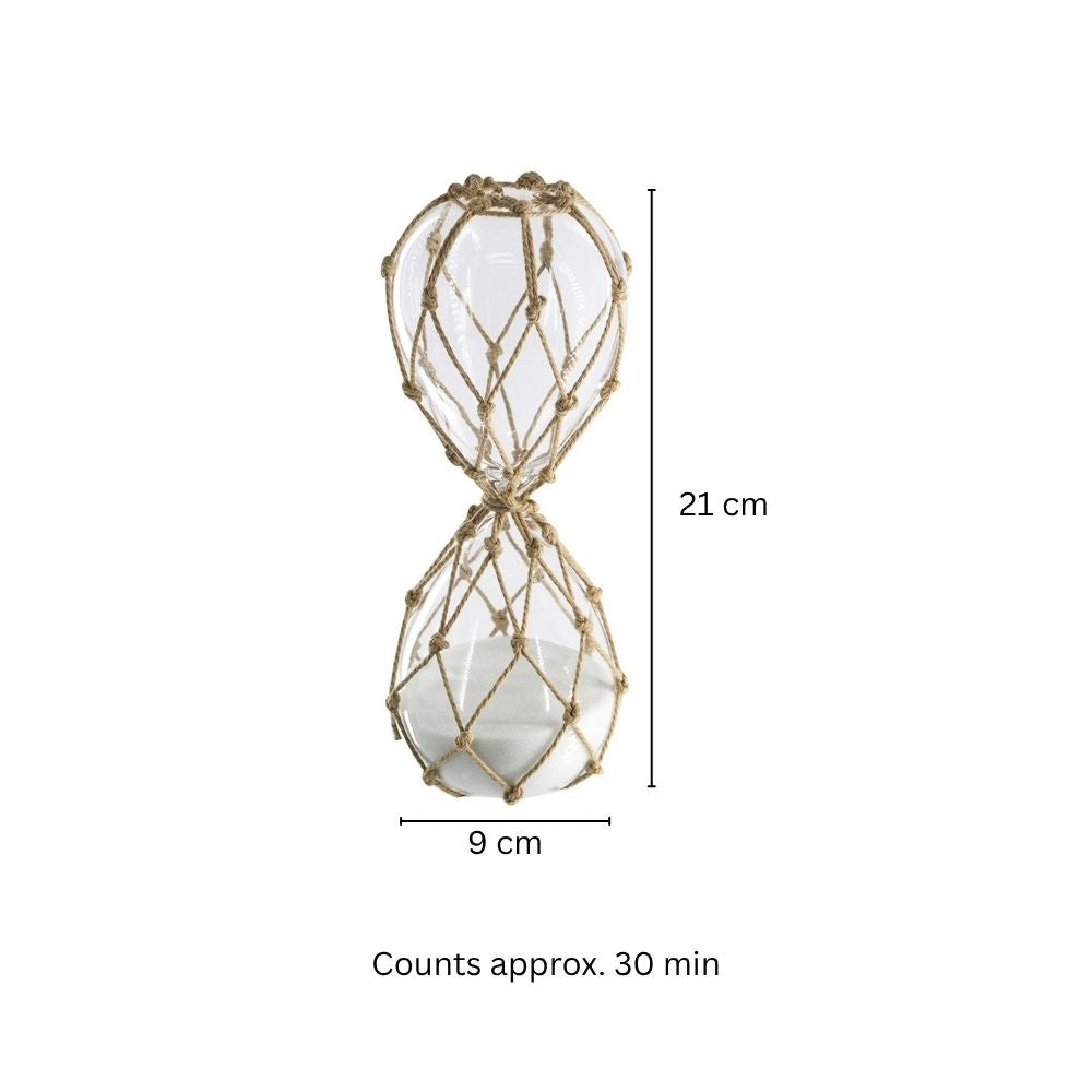 Marseille Netted Hourglass Medium - Natural White