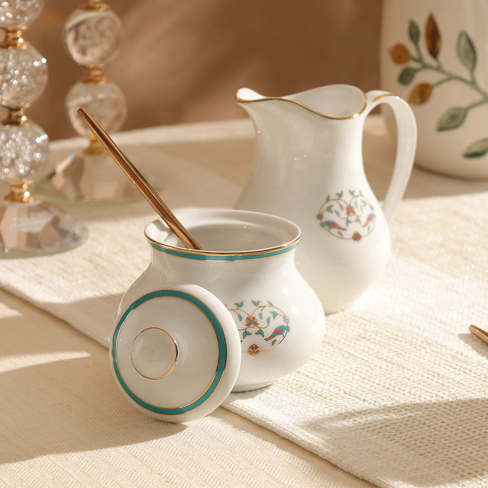 Mavi 17-piece Porcelain Tea Set