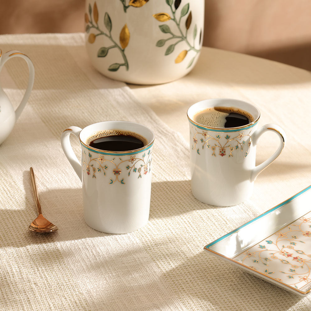 Mavi Classic Coffee Mugs, Set of 2