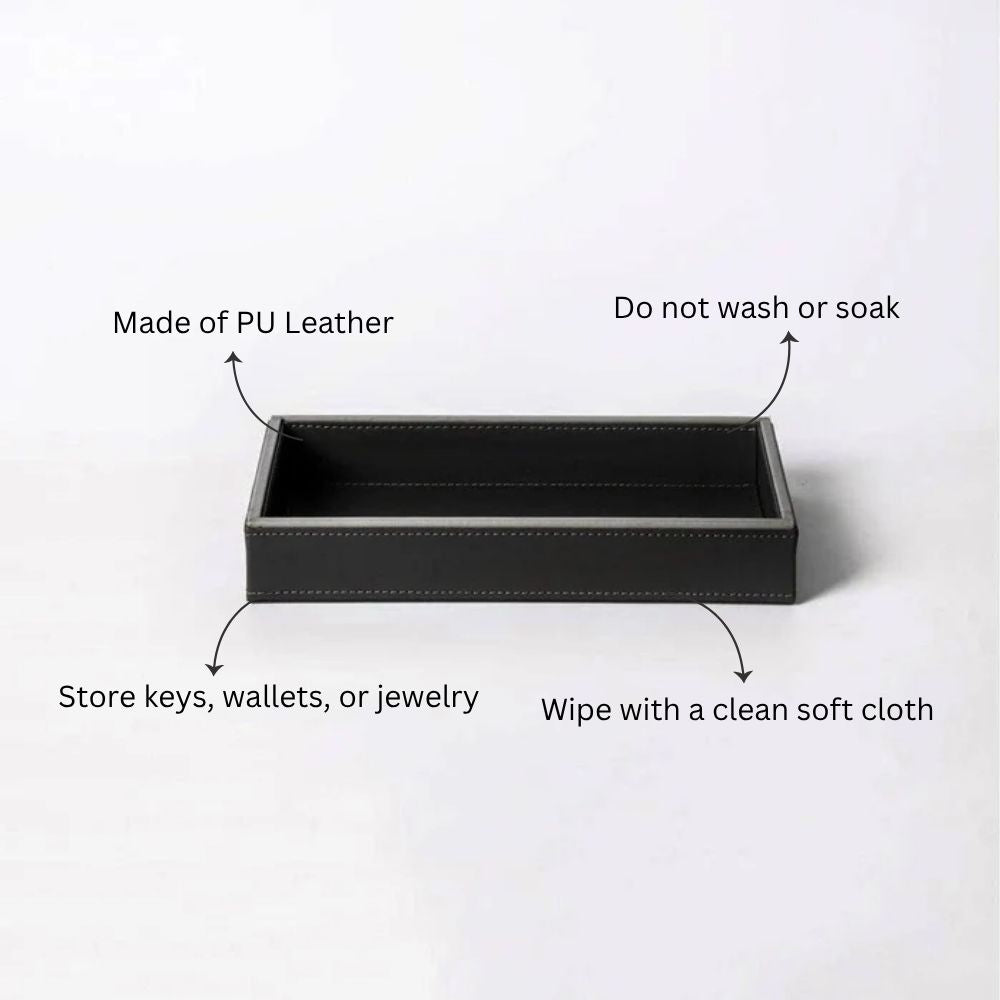 Menlo Small Tray - Black