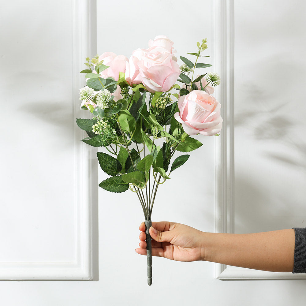 Merlin Roses Faux Stem - Light Pink