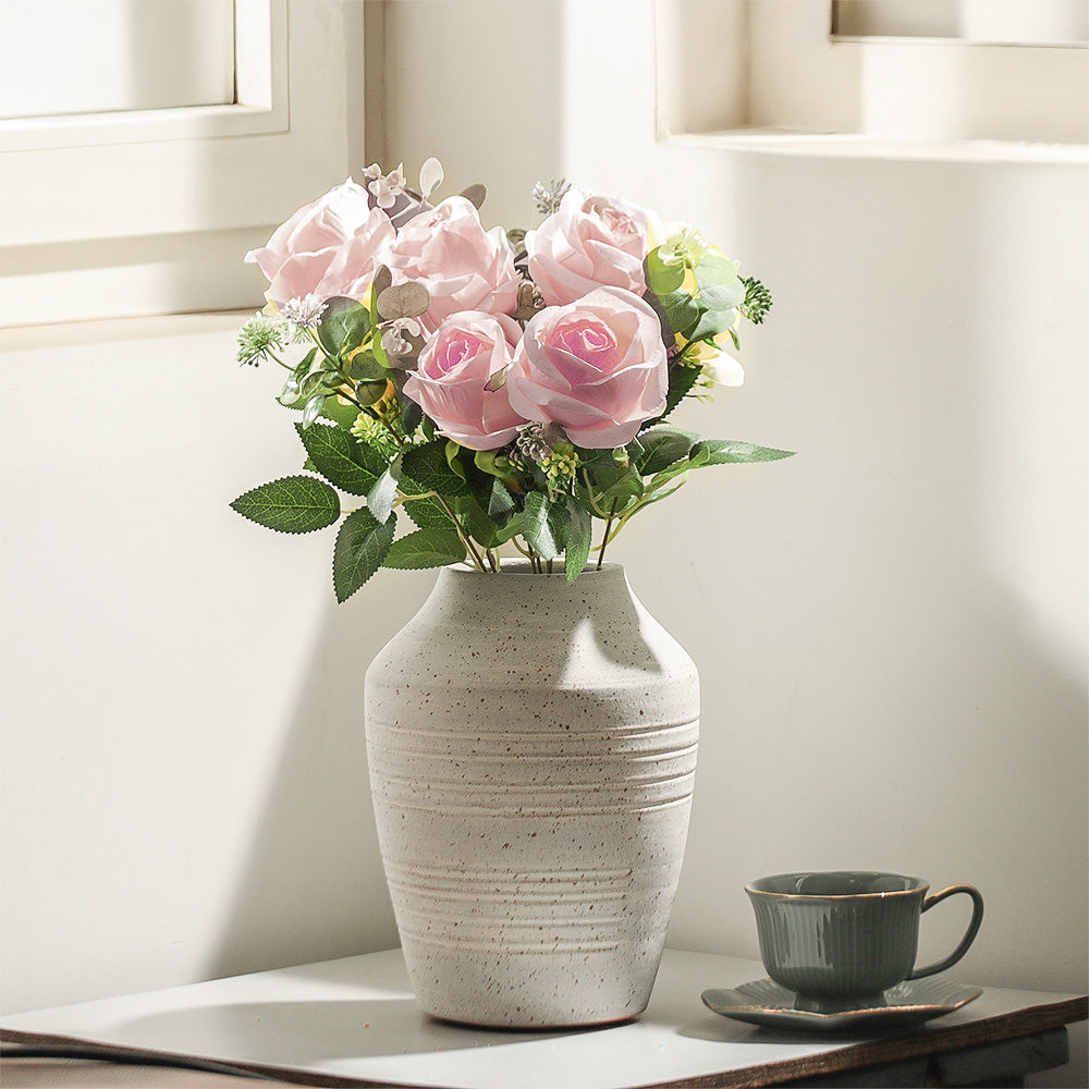 Merlin Roses Faux Stem - Light Pink