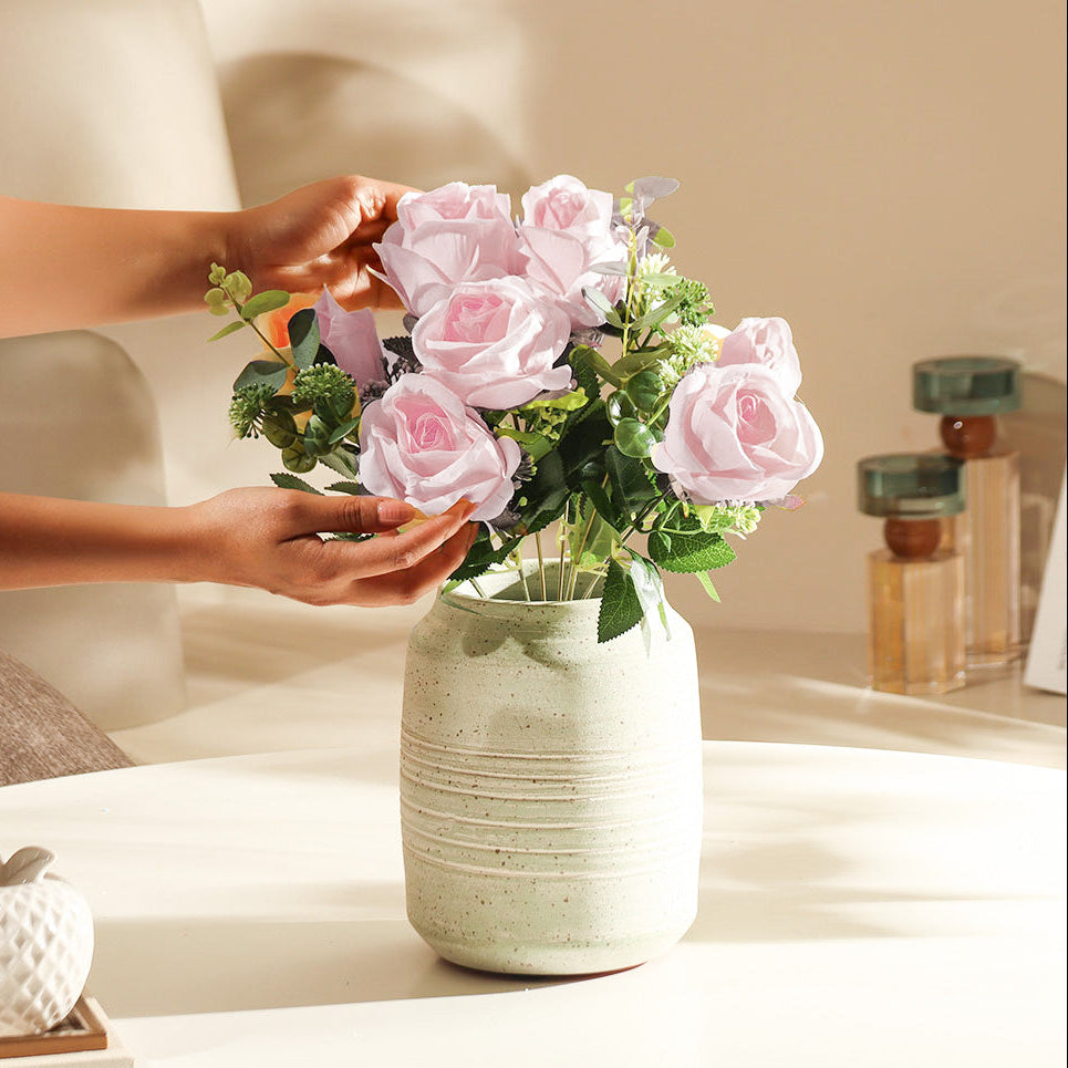 Merlin Roses Faux Stem - Light Pink