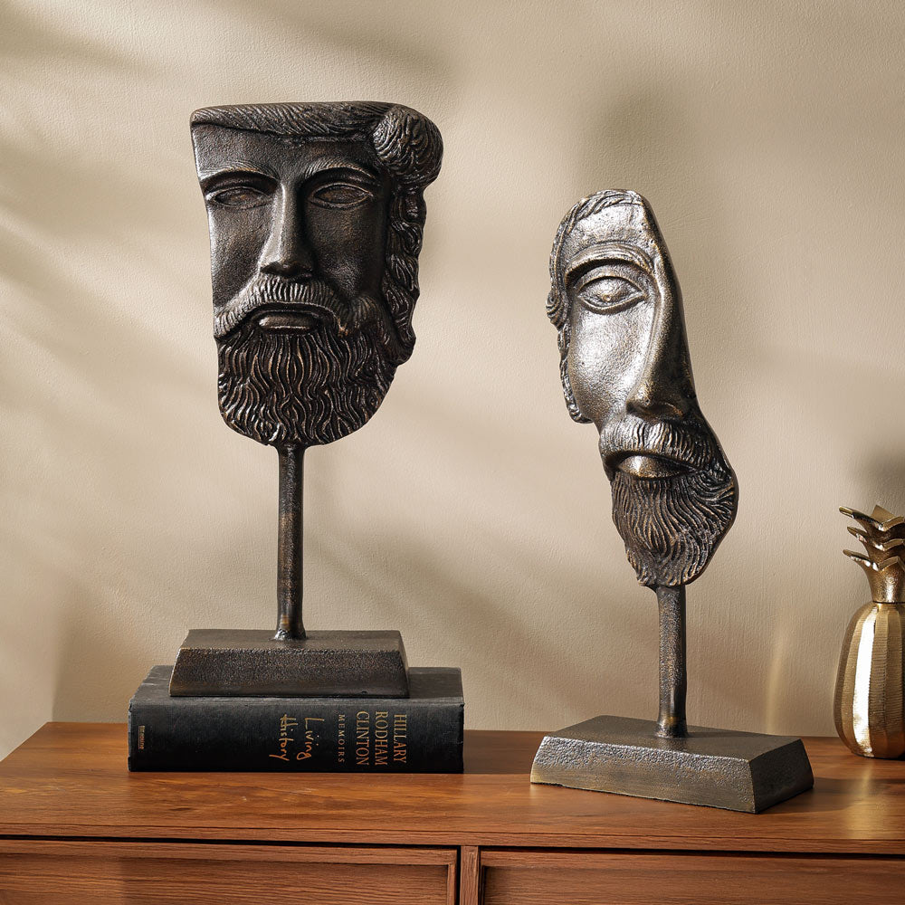 Mythos Metal Sculpture Large -  Vintage Black
