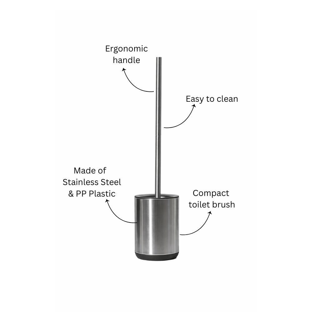 Mico Toilet Brush - Dark Steel