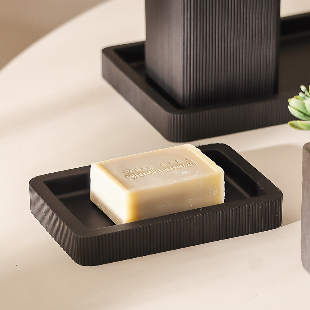 Midori Soap Dish - Black