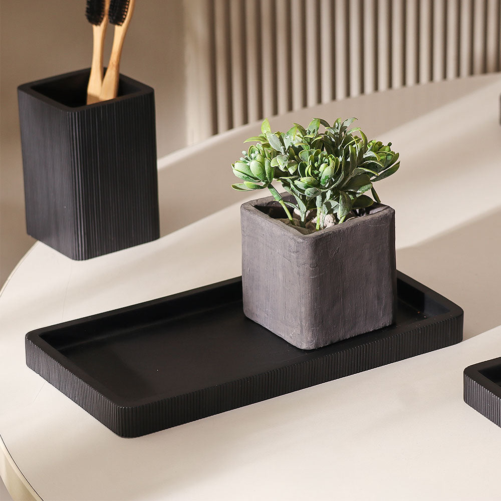 Midori Valet Tray Small - Black