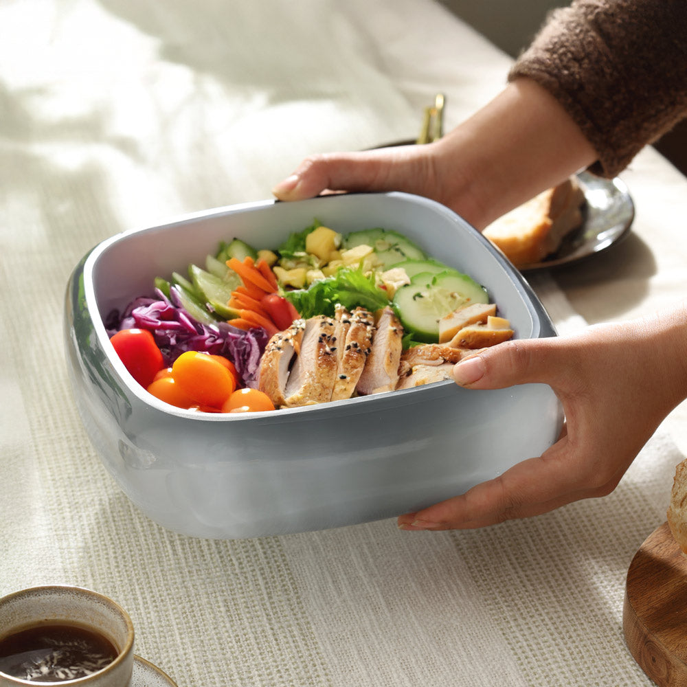 Milano Glass Bowl Medium - Grey