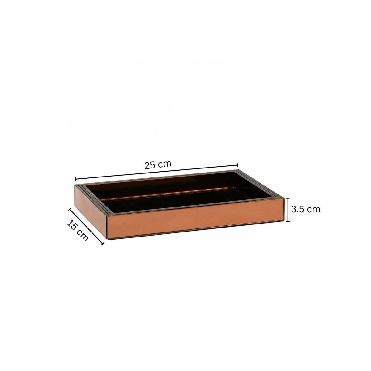 Mirror Valet Tray Small - Bronze