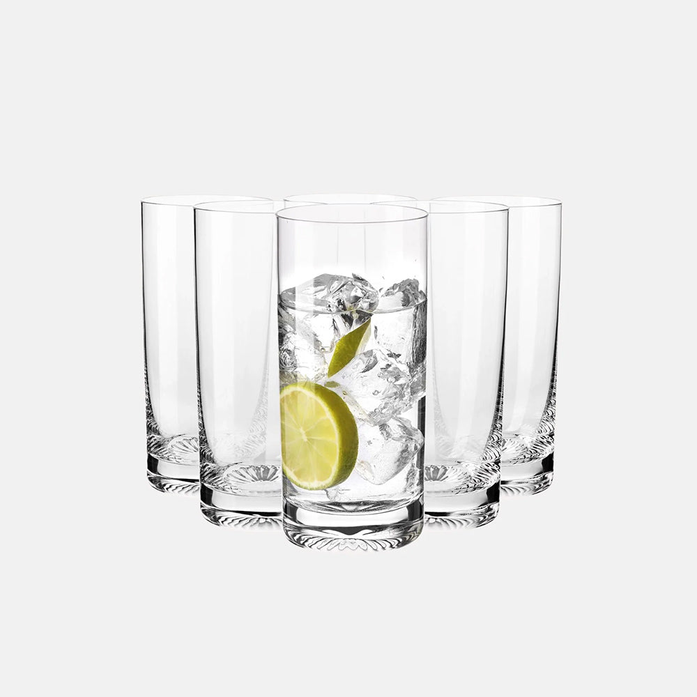Mixology Highball Glasses 390ml, Set of 6