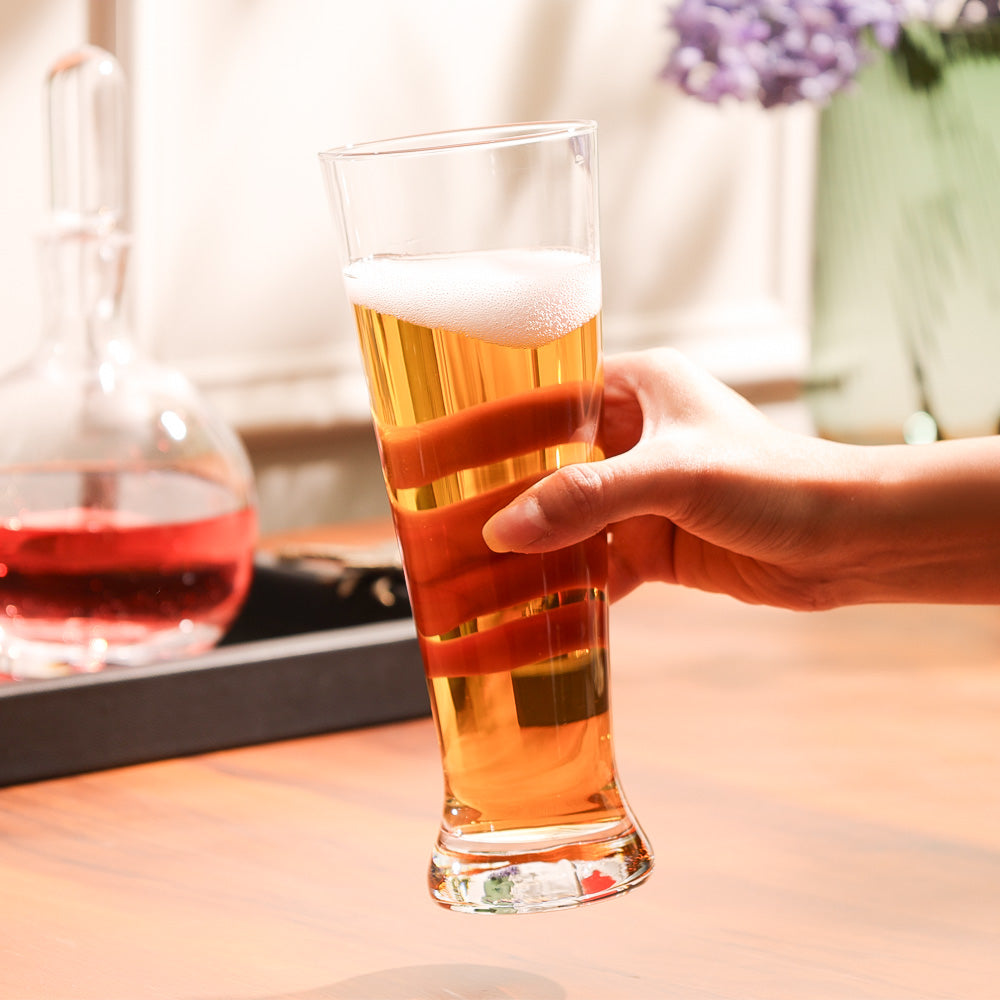 Mixology Pilsner Beer Glasses 680ml, Set of 6