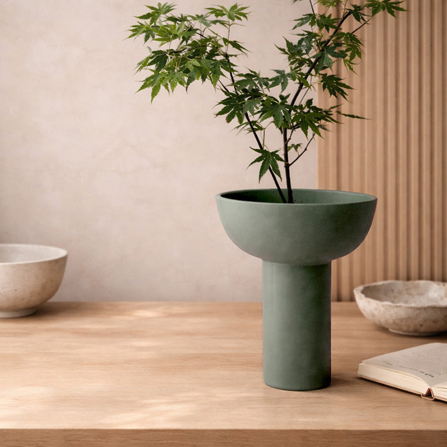 Miyabi Ceramic Vase Medium - Agave