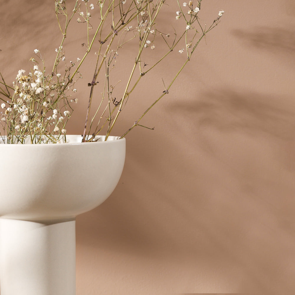 Miyabi Ceramic Vase Medium - Moonbeam
