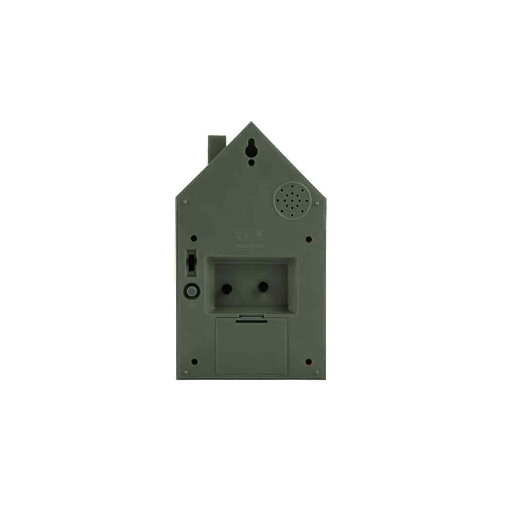 Modern Cuckoo Alarm Clock - Jungle Green