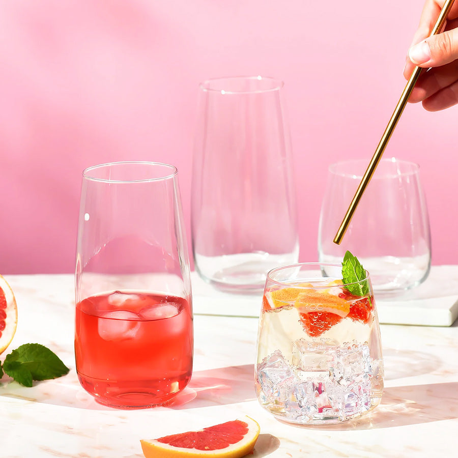 Modern Highball Glasses 700ml, Set of 6