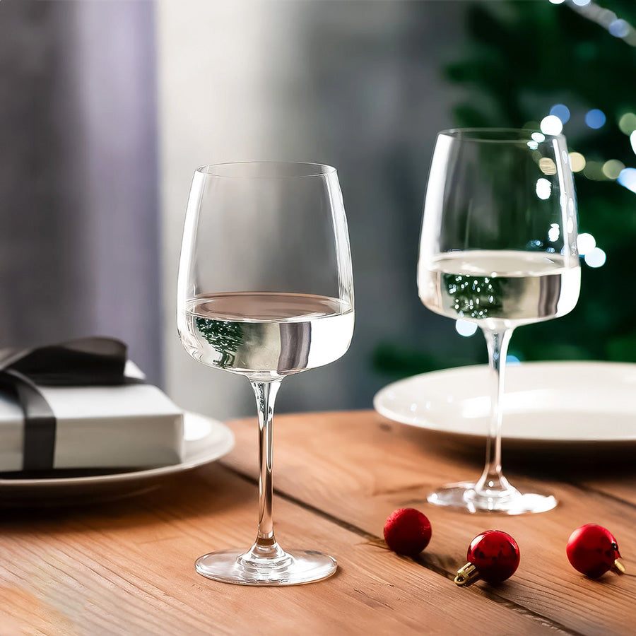 Modern White Wine Glasses 650ml, Set of 4