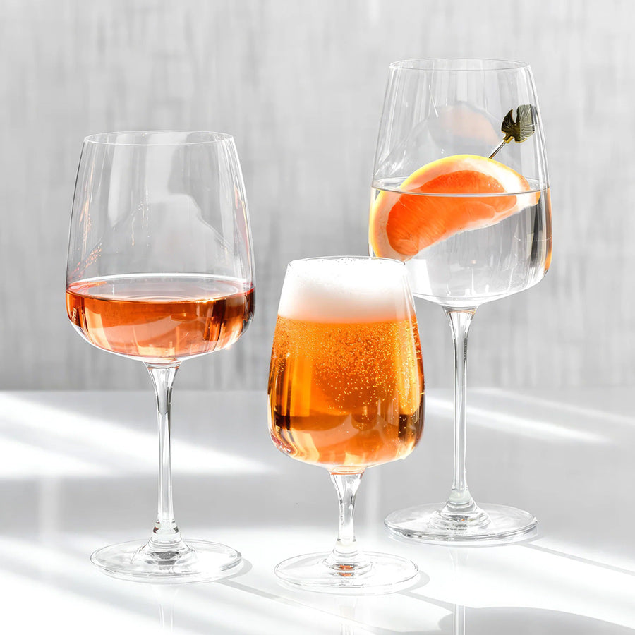 Modern White Wine Glasses 650ml, Set of 4