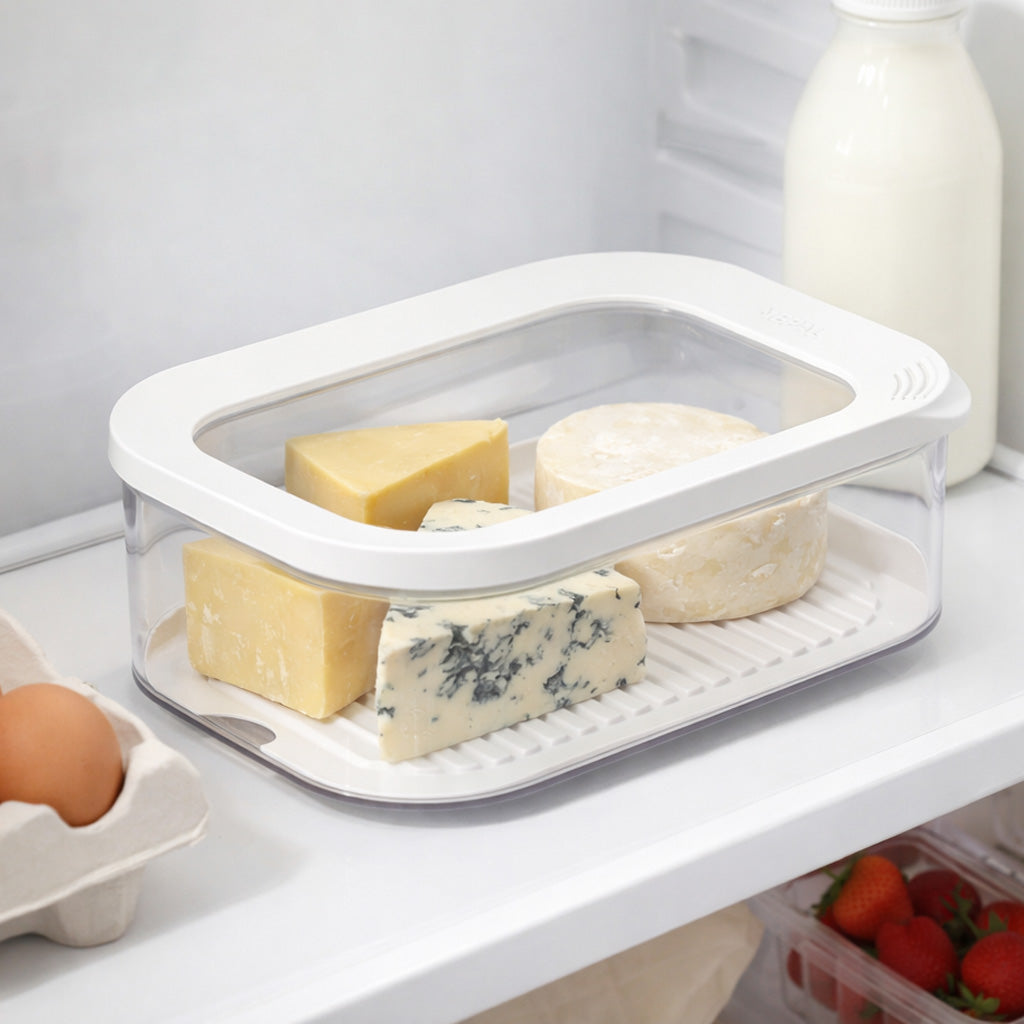 Modula Fridge Cheese Box - White
