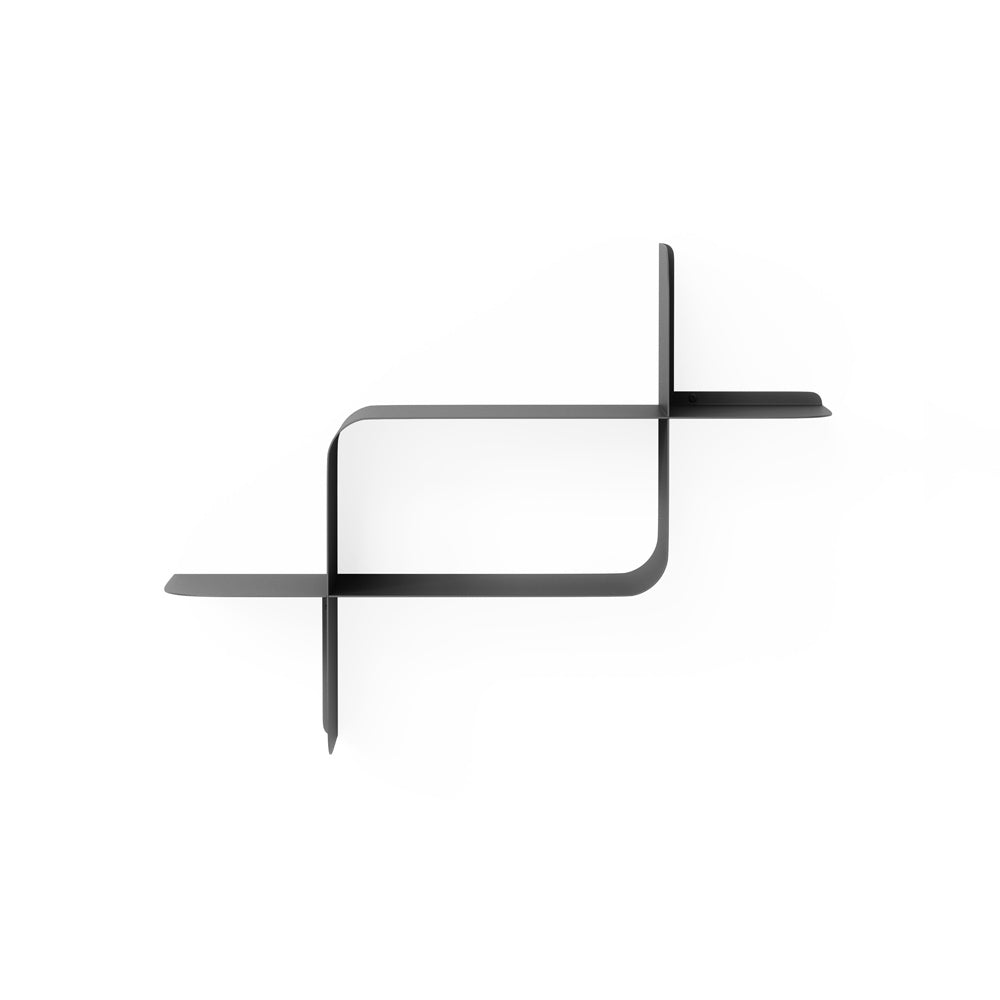 Montage Metal Shelves, Set of 2 - Black