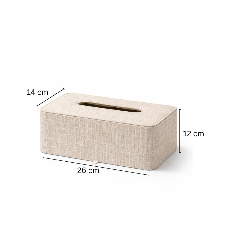Monte High Tissue Box Holder - Greige